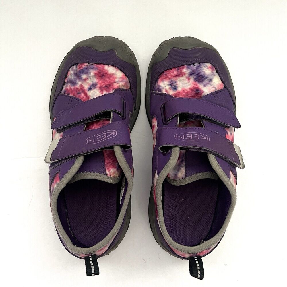 Keen Kids Purple and Pink Tie-Dye Velcro Sneakers - Picture 6 of 11